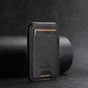 Black Slim Magnetic Wallet with Kickstand for MagSafe - PU Leather Card Holder V888-ELOSUNG38033