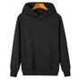 M Black Men's Classic Fleece Pullover Hoodie - Warm & Cozy Winter Essential V888-ELOSUNG38044
