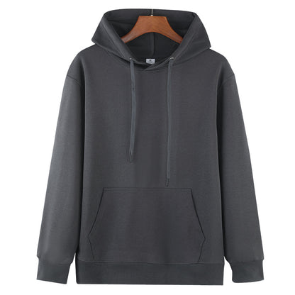 XL Black Men's Classic Fleece Pullover Hoodie - Warm & Cozy Winter Essential V888-ELOSUNG38056