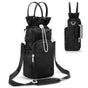 Black Protective Crossbody Water Bottle Holder with Pockets, Fits 40oz Stanley Tumbler V888-ELOSUNG38105