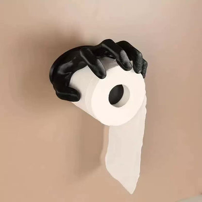 Creative Hand-Shaped Toilet Paper Holder - Unique Wall-Mounted Design V888-ELOSUNG38136