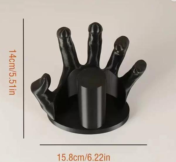 Creative Hand-Shaped Toilet Paper Holder - Unique Wall-Mounted Design V888-ELOSUNG38136