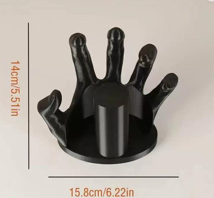 Creative Hand-Shaped Toilet Paper Holder - Unique Wall-Mounted Design V888-ELOSUNG38136