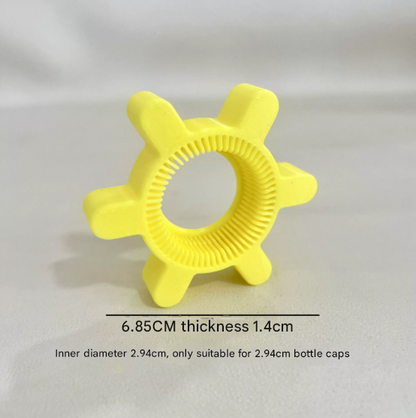 20-Pack Yellow Easy Twist Bottle Cap Opener - Ergonomic Grip for Soda & Drinks V888-ELOSUNG38137