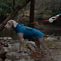 M Dark Blue All-Season Pet Raincoat - Waterproof & Dustproof High-Collar Dog Windbreaker for Spring V888-ELOSUNG38162