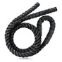 Black-gold Heavy Duty Battle Rope for Jumping (25mm) - Intense Full-Body Workout for Core Strength & Muscle V888-ELOSUNG38181