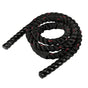 Black-red Heavy Duty Battle Rope for Jumping (25mm) - Intense Full-Body Workout for Core Strength & Muscle V888-ELOSUNG38182