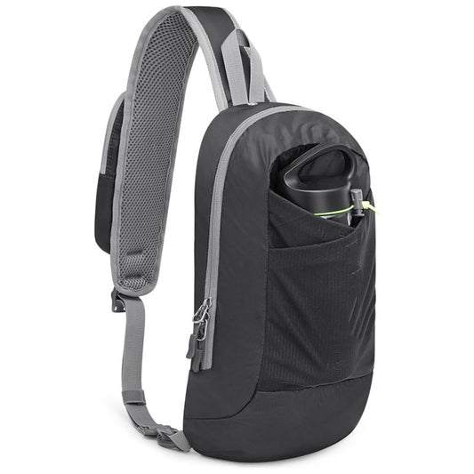 Black Lightweight Crossbody Sling Bag - Versatile Chest Daypack for Hiking, Travel & Daily Use V888-ELOSUNG38247