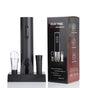 Complete Electric Wine Opener Gift Set - Rechargeable Corkscrew with Foil Cutter, Pourer, Vacuum Stopper & V888-ELOSUNG38263