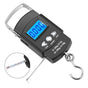 Heavy-Duty Digital Hanging Scale (2-Pack) - 50kg Portable Luggage & Fishing Scale with Backlit LCD V888-ELOSUNG38269