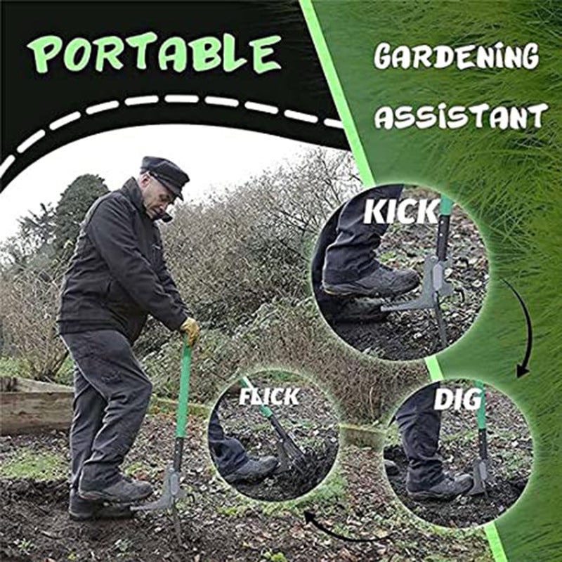 Premium Stand-Up Weeder Tool - Ergonomic Garden Assistant for Effortless Weed Removal V888-ELOSUNG38270