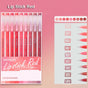 Lip Stick Red 9PCS/Set Languo Dopamine Gel Pen Set - Vibrant Multi-Color Writing Instruments for Creativity V888-ELOSUNG38277