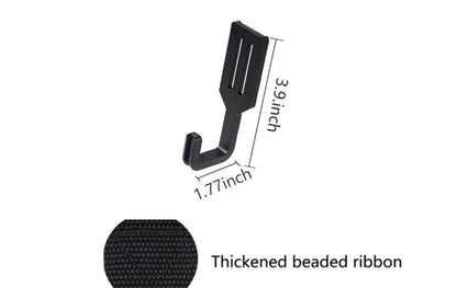 2-Piece Tree Stand Gear Hanger Set - Tactical Webbing Straps with 5 Hooks for Hunting & Camping V888-ELOSUNG38289