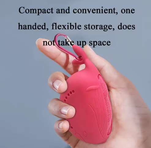 Purple 2-PCS Smart Whale Silicone Case Quick-Dry Towel Set - Portable & Cooling for Gym & Travel V888-ELOSUNG38310