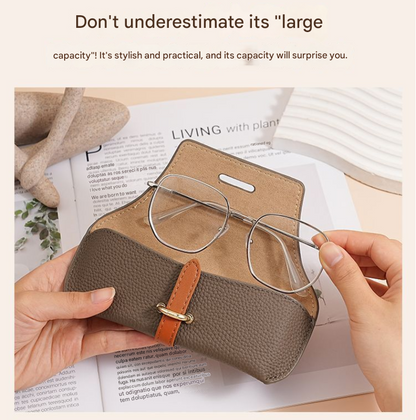 3 Pack Khaki Chic Portable Glasses Case Set - Anti-Pressure Sunglass & Myopia Eyewear Protectors V888-ELOSUNG38312