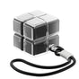 Black 8-Grid Magic Cube Pill Box with Lanyard - Portable Weekly Sealed Tablet Organizer & Dispenser V888-ELOSUNG38344