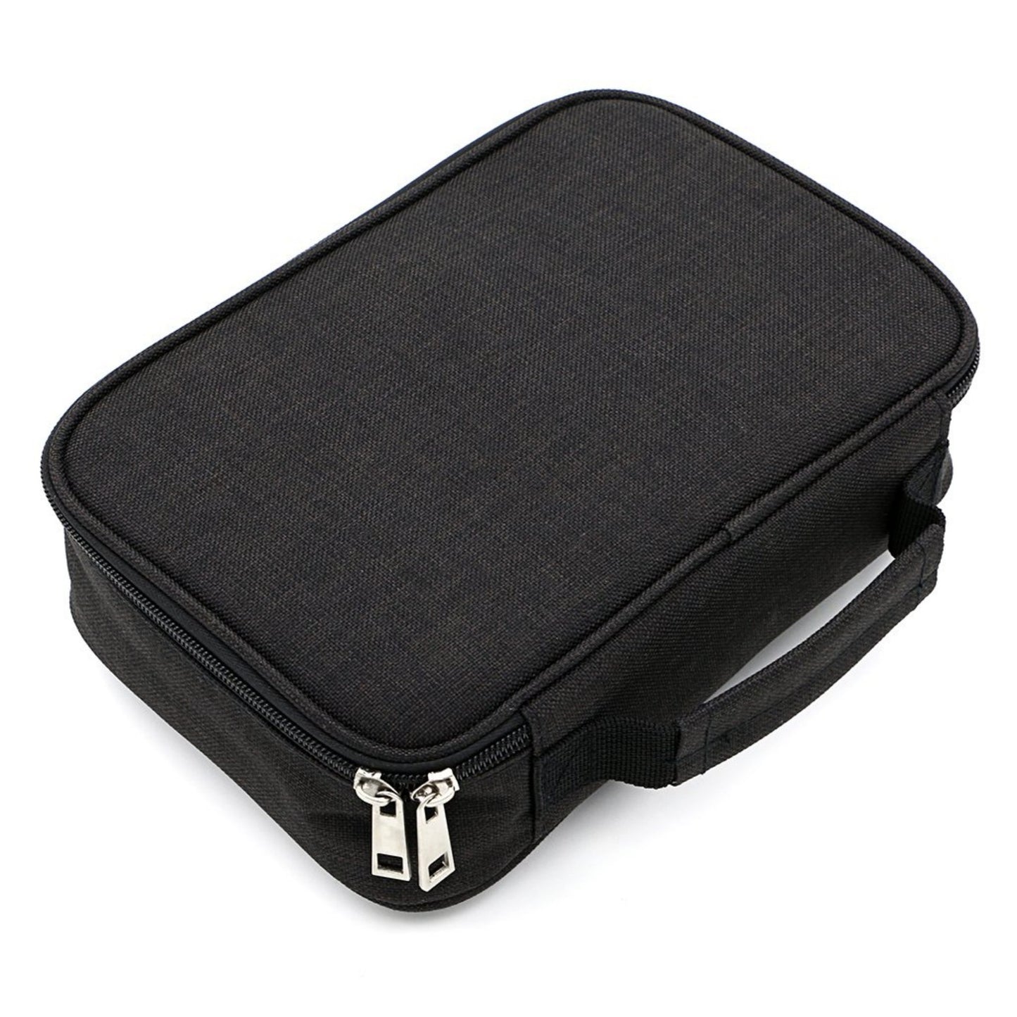 Black Large Capacity 72-Slot Pencil Case - Multi-functional Oxford Cloth Storage for Students, Artists & V888-ELOSUNG38446