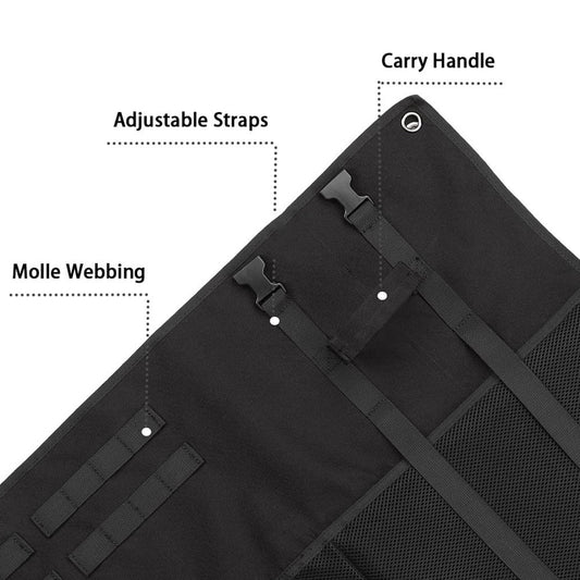 Black Portable Outdoor Tactical Shooting Mat - Field Training, Camping, Picnic & Moisture-Proof Nap Pad V888-ELOSUNG38454