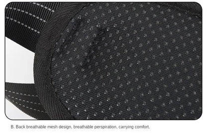 Blue Adjustable Running Waist Pack with Water Bottle Holder, Reflective Design, and Multiple Storage Pockets V888-ELOSUNG38460