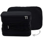 L Black Durable & Expandable Travel Packing Cube - Tear-Resistant & Water-Repellent Clothing Organizer with V888-ELOSUNG38483