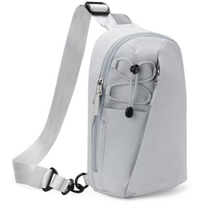 Grey Modern Urban Sling Bag Crossbody Chest Pack with Quick Adjustable Strap Compact Daypack for Travel and V888-ELOSUNG38494