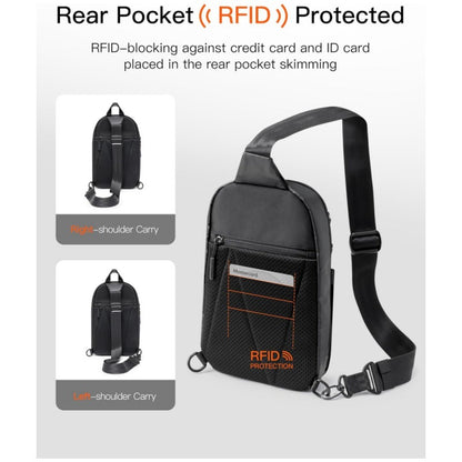Grey Modern Urban Sling Bag Crossbody Chest Pack with Quick Adjustable Strap Compact Daypack for Travel and V888-ELOSUNG38494