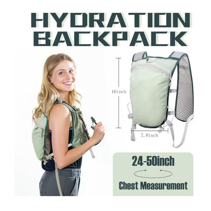 Lightweight Hydration Backpack Running Vest with Adjustable Chest Straps Breathable Trail Running Pack for V888-ELOSUNG38504
