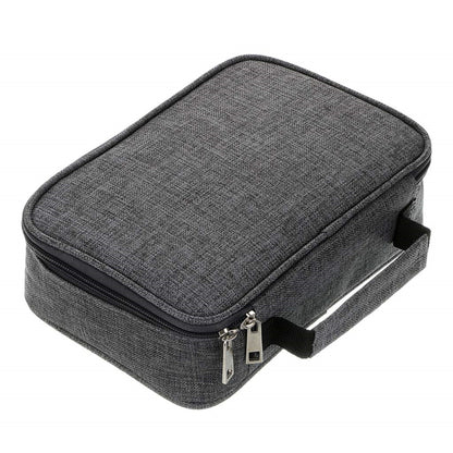 Grey Large Capacity 72-Slot Pencil Case - Multi-functional Oxford Cloth Storage for Students, Artists & V888-ELOSUNG38524