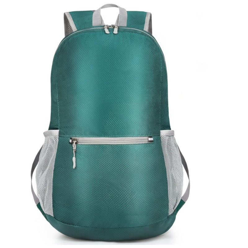 Green Ultra Lightweight Foldable Backpack Packable Daypack Compact Travel Rucksack with Mesh Pockets Ideal V888-ELOSUNG38535