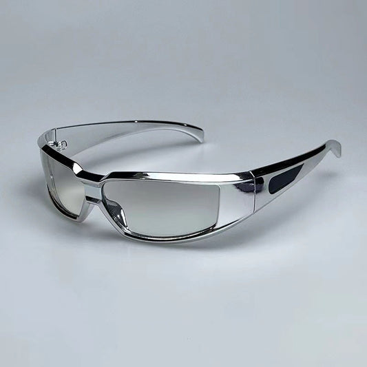 3 Pack Y2K Cyberpunk Sunglasses Futuristic Rectangular Shades Sci-Fi Style Fashion Eyewear for Festivals and V888-ELOSUNG38549