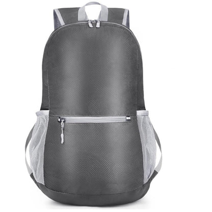 Grey Ultra Lightweight Foldable Backpack Packable Daypack Compact Travel Rucksack with Mesh Pockets Ideal for V888-ELOSUNG38560