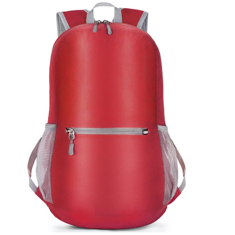 Red Ultra Lightweight Foldable Backpack Packable Daypack Compact Travel Rucksack with Mesh Pockets Ideal for V888-ELOSUNG38561