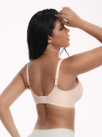 M Black Women Seamless Wire-Free Bra Comfortable Full Coverage Bralette Invisible Wireless Lingerie for V888-ELOSUNG38573