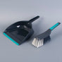2-Piece Handheld Dustpan and Brush Set Mini Broom with Soft Rubber Lip for Kitchen Desktop Car and Camping V888-ELOSUNG38664