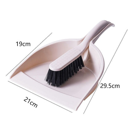 Pink Mini Dustpan and Brush Set Handheld Sweeping Broom with Rubber Lip for Desktop Kitchen Car and Camping V888-ELOSUNG38666