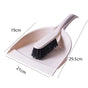 Pink Mini Dustpan and Brush Set Handheld Sweeping Broom with Rubber Lip for Desktop Kitchen Car and Camping V888-ELOSUNG38666