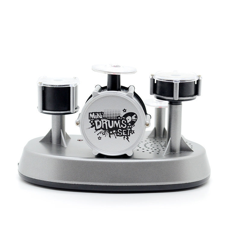 Mini Electronic Finger Drum Set Touch Sensitive Desktop Percussion Toy with Light-Up Game Mode Novelty Gift V888-ELOSUNG38689