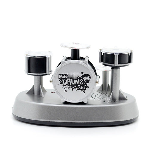Mini Electronic Finger Drum Set Touch Sensitive Desktop Percussion Toy with Light-Up Game Mode Novelty Gift V888-ELOSUNG38689