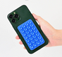 Dark Blue 10 Pack Rectangular Silicone Suction Phone Mount Holder - 28 Cup Adhesive Sticky Pad for Hands-Free V888-ELOSUNG38737