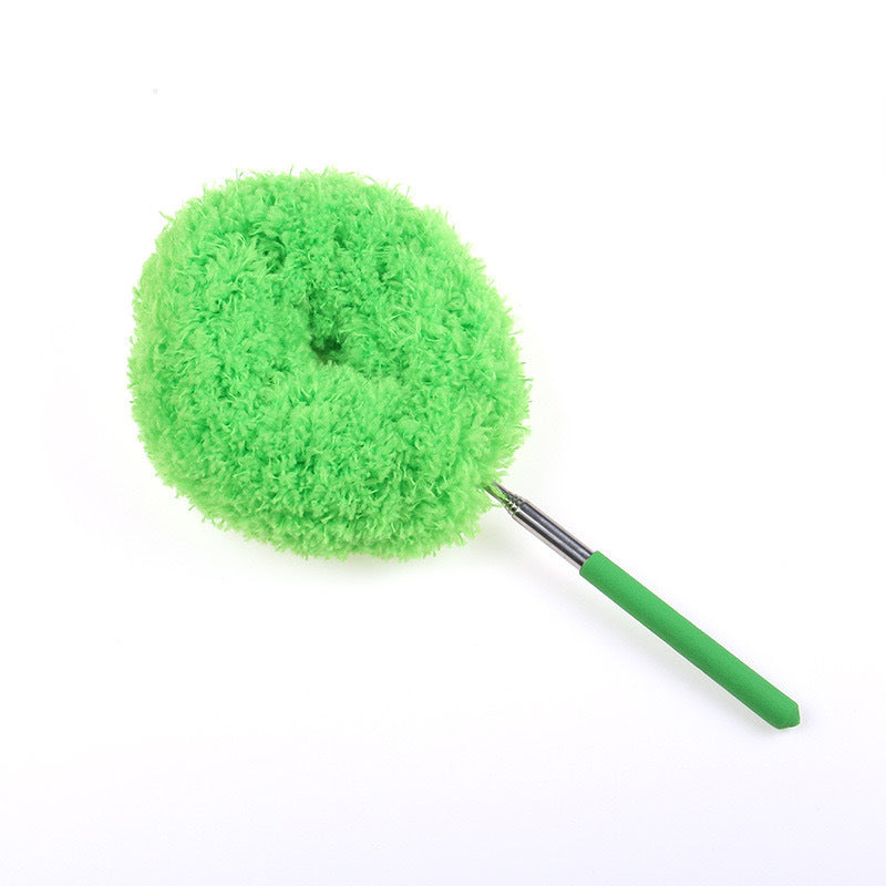 Green 4 Pack Telescopic Microfiber Duster with Extendable Stainless Steel Pole - Anti-Static Ceiling Fan V888-ELOSUNG38743