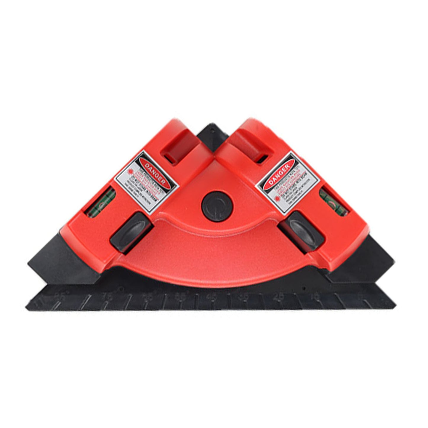 Red 90 Degree Laser Square Level Tool - Right Angle Line Projector for Tiling & Flooring Layout - Dual Bubble V888-ELOSUNG38744