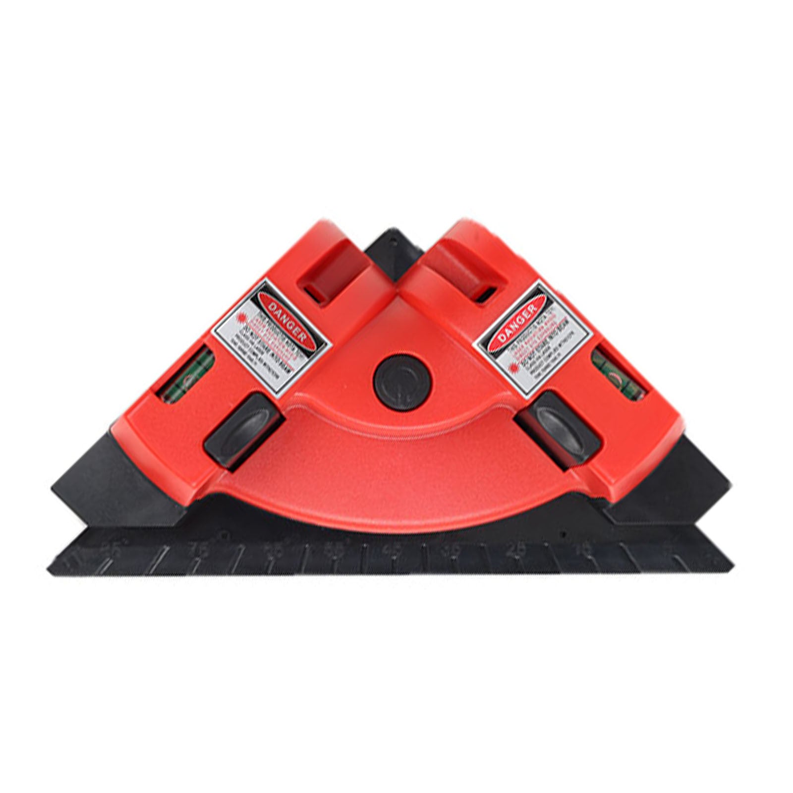 Red 90 Degree Laser Square Level Tool - Right Angle Line Projector for Tiling & Flooring Layout - Dual Bubble V888-ELOSUNG38744