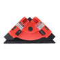 Red 90 Degree Laser Square Level Tool - Right Angle Line Projector for Tiling & Flooring Layout - Dual Bubble V888-ELOSUNG38744
