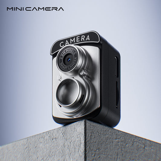 Retro Design Mini Digital Thumb Camera for Students - 2.0MP Video Recording with 16GB TF Card and 6 Style V888-ELOSUNG38760