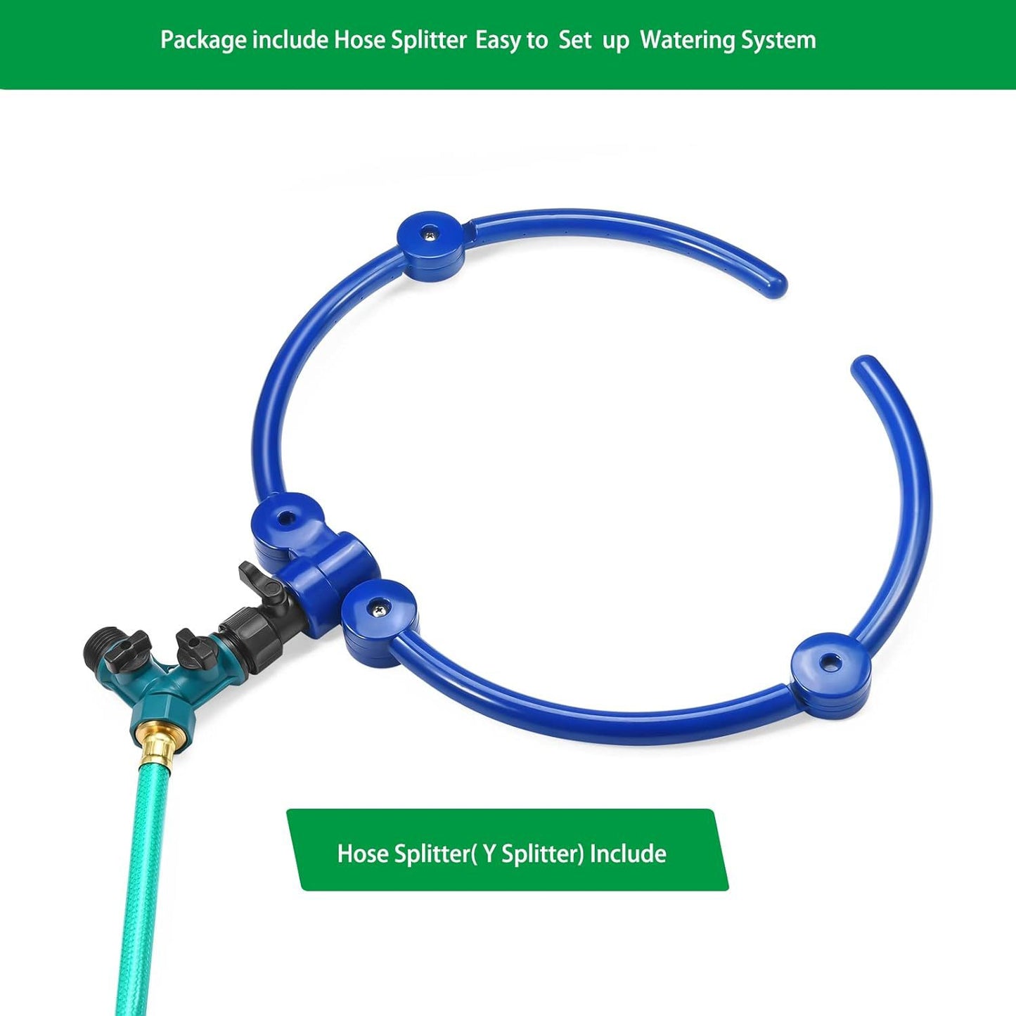 Adjustable Tree Ring Sprinkler for Deep Root Irrigation - 13 to 37 Inch Expandable Garden Watering Tool for V888-ELOSUNG38776