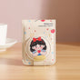 Princess 2 Pack Mini Lipstick Case with Mirror Cute Design Small Makeup Pouch 9.5cm for Handbag Travel V888-ELOSUNG38868