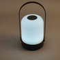 Black Portable LED Table Lamp Rechargeable Touch Dimmable Lantern 3 Colour Modes Night Light for Bedroom V888-ELOSUNG38921