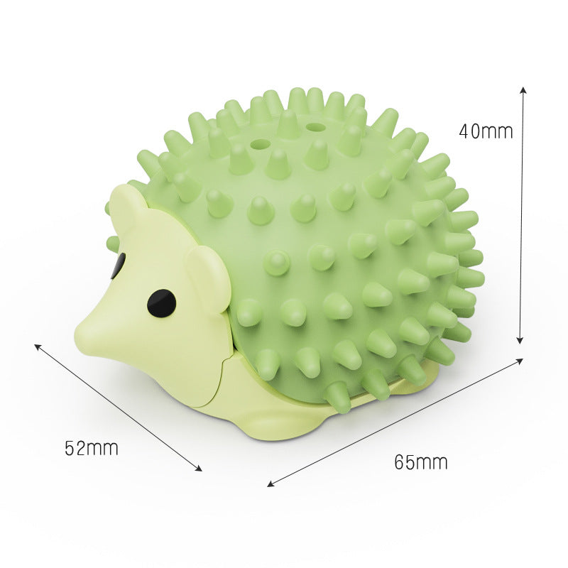 Blue 4 Pack Hedgehog Catnip Toys Self Grooming Face Scratcher & Teething Chew Toy Soft Rubber Interactive V888-ELOSUNG38923