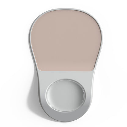 Milk Tea Color Ergonomic Mouse Pad with Wrist Rest Support Soft Silicone Concave Groove Design 32.5cm V888-ELOSUNG38997