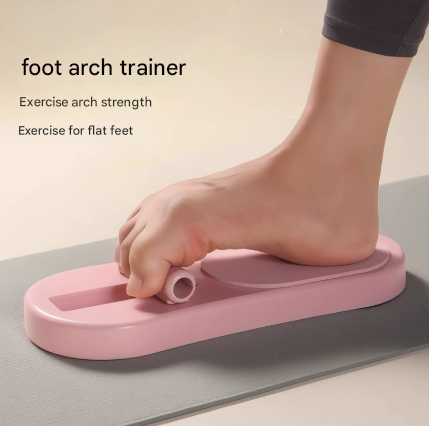 Pink Adjustable Foot Arch Trainer Toe Grip Exerciser Spring Resistance Strengthening Tool for Flat Feet & V888-ELOSUNG38999